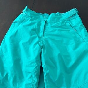 Teal women’s ski pants